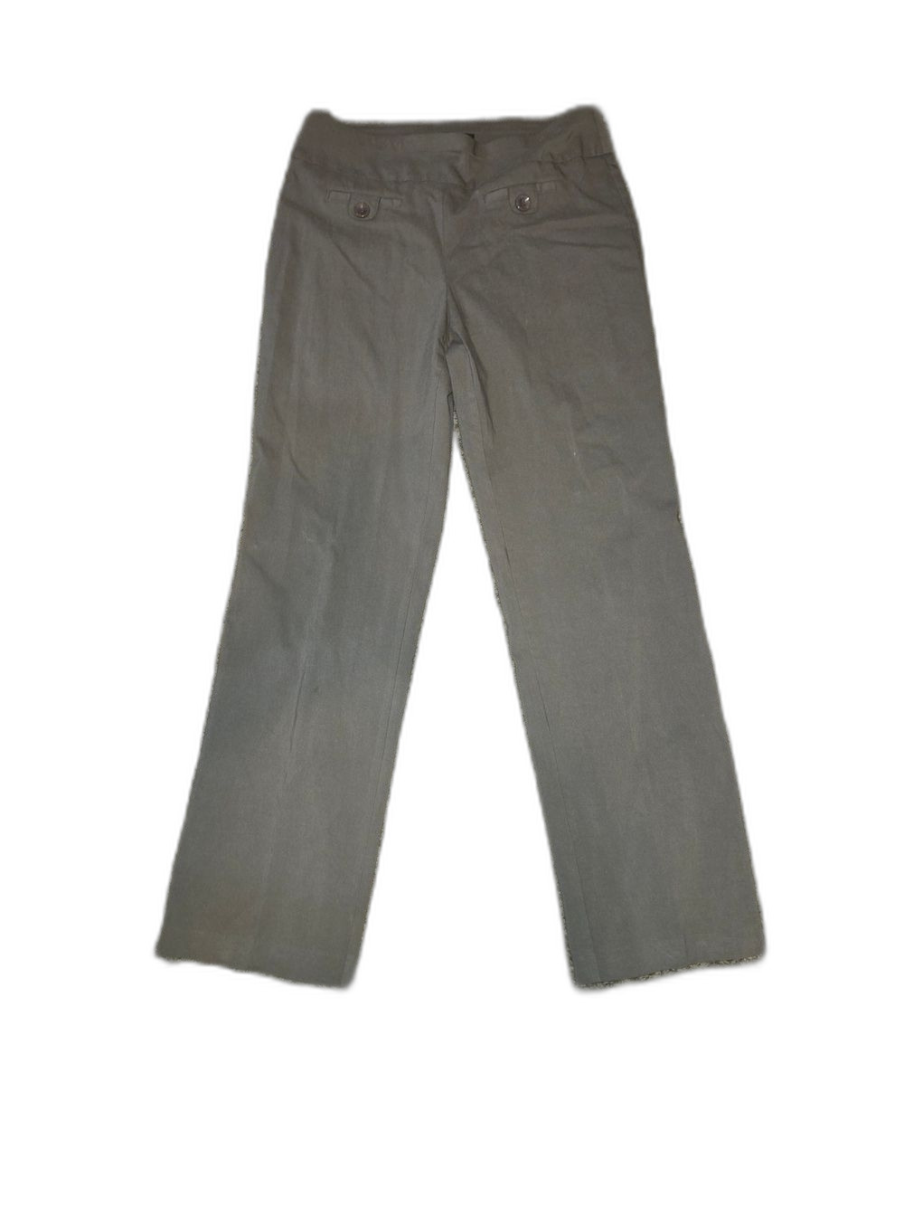 Style & Co. Taupe Stretch Straight-Leg Pants
